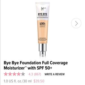 it cosmetics bye bye foundation